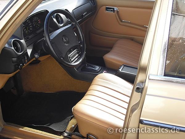 W123 V8 500 E Innenraum